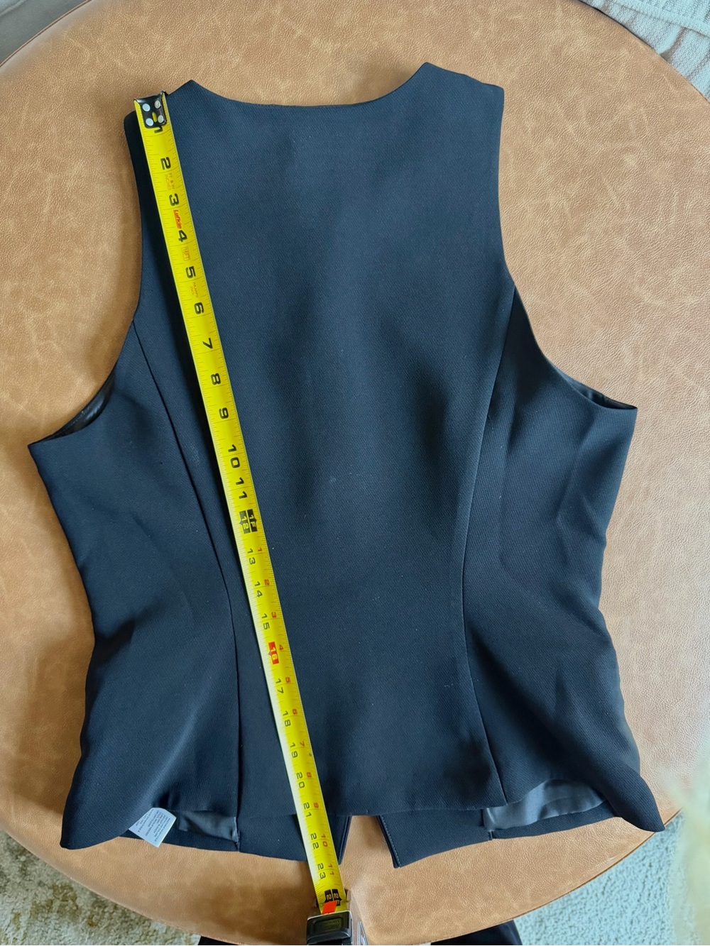 Good American Luxe Suit Sculpted Vest Black Size S $139 - Picture 8 of 10